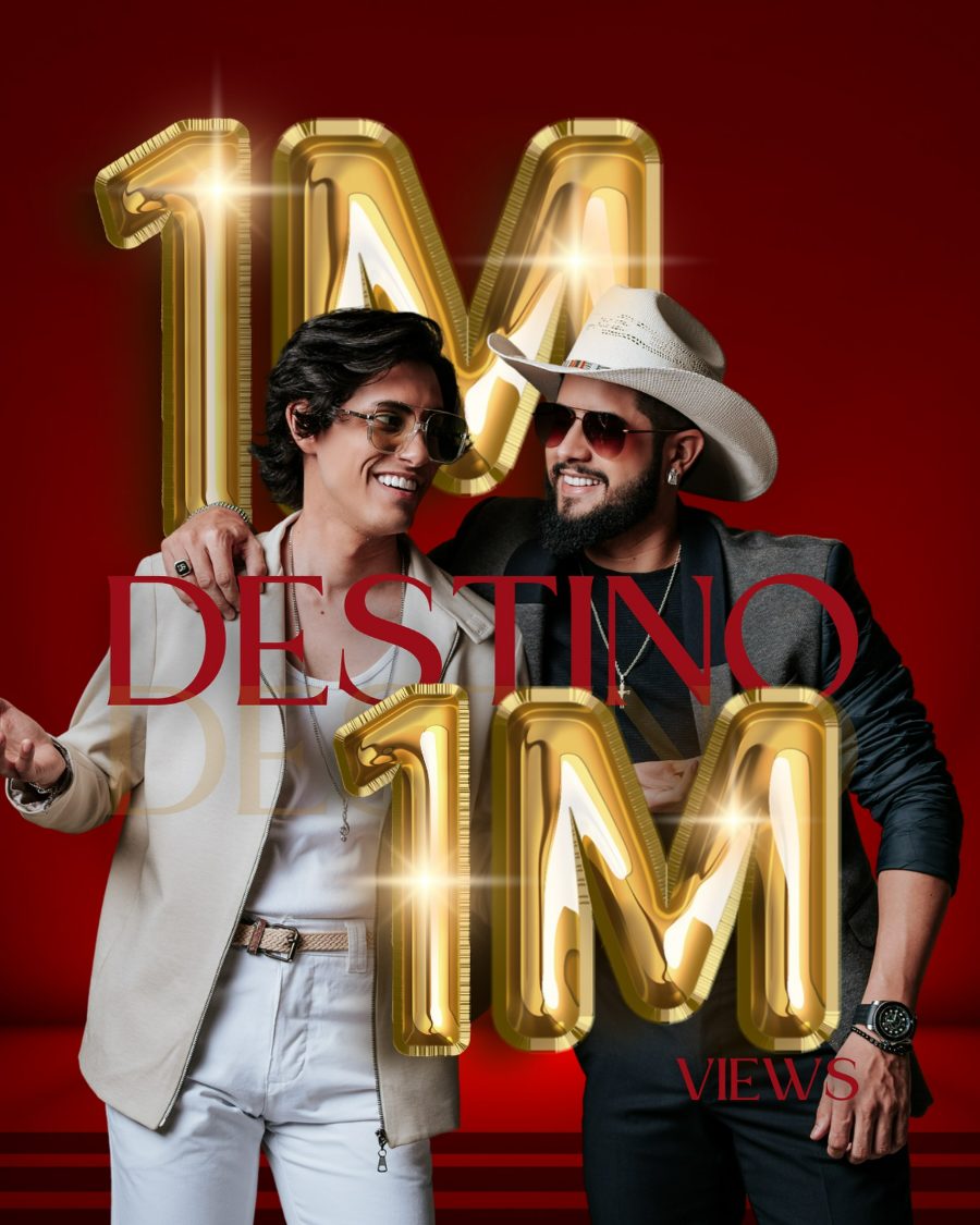 Pedro e Rafa Márks na arte de 1 milhão de views de Destino
